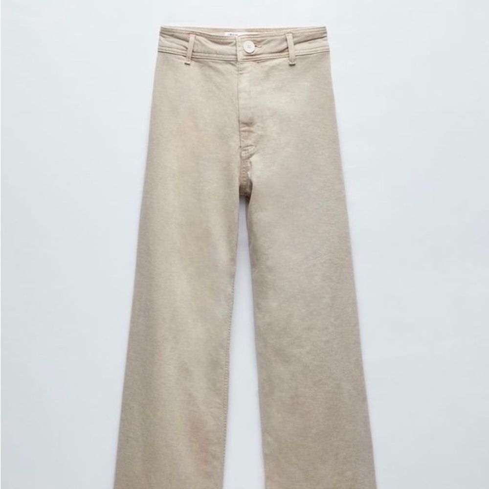 Tan marine jeans size 2